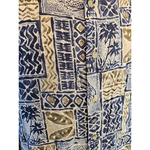 Campia moda XlT TALL hawaiin button up short sleeve aloha vacation - Picture 3 of 6